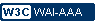 W3C valid WAI-AAA