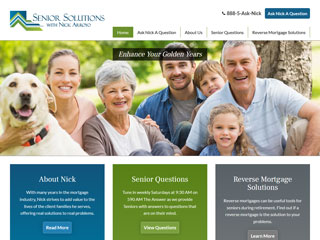 Reverse Mortgage Website Design